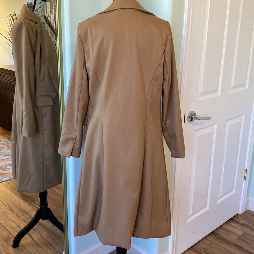 Women’s Twill Trench Coat EUC - Picture 5 of 9
